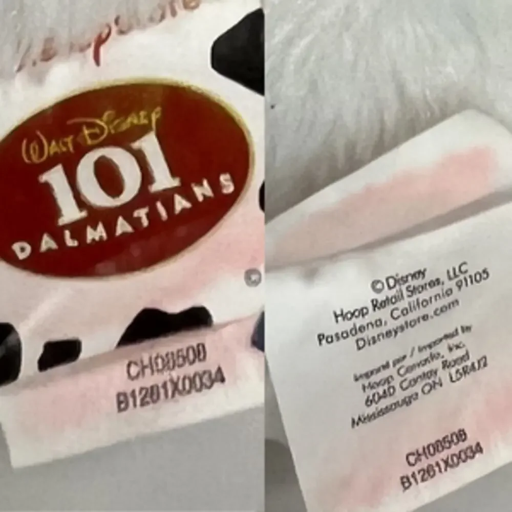 Disney 101 Dalmatians Puppy Plush Small Size
